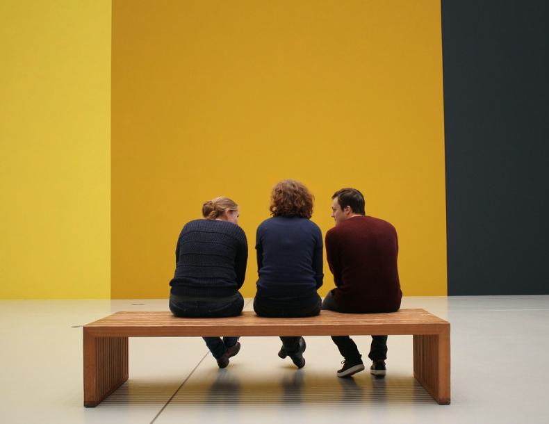 Studio floor with camera positions